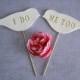 I Do Me Too - Bird Wedding Cake Toppers - Gold, Silver or Black