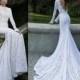 White Ivory Mermaid Lace Wedding Bridal Dress Size 4 6 8 10 12 14 16