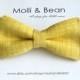The Cyrus - Baby, Newborn, Toddler, Kids, Boys bow tie, Ring bearer bow tie, Wedding bow tie, Yellow bowtie, Men's bow tie,  Easter bow tie