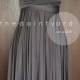 Short Straight Hem Slate Bridesmaid Convertible Infinity Dress Multiway Dress Wrap Dress Prom Dress Wedding Dress