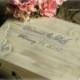 Wedding Card Box SHABBY CHIC RUSTIC Love Letter Wine Ceremony Box Keepsake