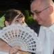 Lace wedding hand fan in ivory, ecru victorian hand fan, wedding bouquet alternative, spanish wedding, beach wedding accessory
