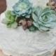 The Hottest 2015 Wedding Trend: 42 Succulent Wedding Cakes 
