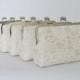 SALE, 20% OFF, Bridal Silk And Lace Clutch Set Of 6 ivory,Wedding Clutch,Bridesmaid Clutches,Bridal Accessories
