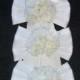 Pew Bows With Hydrangeas, Set of 4, Chair Bows with Hydrangeas, Pew Bows with Flowers, Wedding Decorations, Wedding Bows