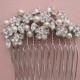 Bridal hair comb--Vintage Inspired Pearl Rhinestone Hair Comb,headpiece,Bridal hair accessories ,wedding headpiece,wedidng comb,bridal comb