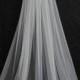 120 inch single tier cathedral veil, bridal veil, wedding veil with Swarovski Crystals / Swarovski rhinestones