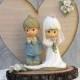 Precious Moments Rustic Wedding Cake Topper - 104318