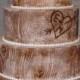 Wedding Cake Of The Day: Rustic Wood Wedding Cake