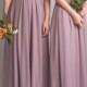 Dramatic Vintage Lace Bridesmaid Dress With Flowing Chiffon Skirt [TBQP227] - $169.00 : Custom Made Wedding, Prom, Evening Dresses Online