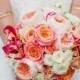 Colourful Coral Home Made Multicultural Wedding