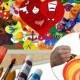 Holzmosaik Hochzeitspuzzle - PORTOFREI inkl. Hochzeitsbuch gratis - kreative Hochzeitsspiele zum Bemalen Set inkl. Farben und Pinsel - Holzpuzzle zur Hochzeit in Herzform oder mit Herz in der Mitte