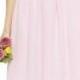 Women's Chiffon V-Neck Bridesmaid Dress (Limited Availability) - TEVOLIO
