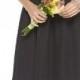 Women's One Shoulder Chiffon Bridesmaid Dress (Limited Availability) - TEVOLIO