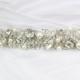 Best Seller - MONACO II - 1" Swarovski Pearls And Rhinestones Encrusted Bridal Sash, Wedding Beaded Belt, Crystal Belt