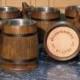12 Wooden personalized Beer mugs, 0,8 l (27oz) , natural wood, stainless steel inside,groomsmen gift