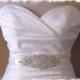Crystal Pearl Bridal Belt, Pearl Wedding Dress Sash, Jeweled Wedding Belt, Rhinestone Sash, No. 3080S, Weddings Accessories, Belts & Sashes