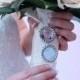 Bridal Bouquet Charm, Memorial Charm, Custom Photo Memory Charm, Heaven Quote