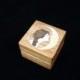 Inlaid Engagement ring box, Goodnight Kiss.  Free shipping and engraving RB58