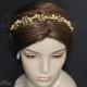 NEW Bridal Accessories Wedding Hair Accessories Bridal Gold Headband Bridal Gold Tone Swarovski Pearls Headband
