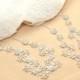 Bridal Wedding Bra Strap Halter Jewelry Rhinestone Crystals Shoulder Necklace ---- both sides