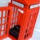 Customized Red Telephone Booth Ring Box With Light. Customized Wedding Ring Box