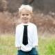 Kids Long or Short Sleeve Tie Tshirt, Top - Pick Your Tie, White Tee - 12m, 18m, 2, 4, 6, 8 & 10 Children Clothing, Wedding, Ring Bearer