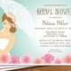 Bridal Shower Invitation - Wedding Shower Invite - Bridal Brunch Invite - Bride Umbrella Invitation - Printable - Digital File