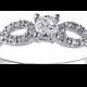 FINE JEWELRY 1/10 CT. T.W. Diamond & Lab-Created White Sapphire Engagement Ring