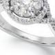 Prestige Unity Twisted Band Diamond Engagement Ring in 14k White Gold (1 ct. t.w.)