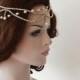 Bridal Headband, Wedding Headpiece, Rhinestone and Pearl, Rhinestone halo, Rhinestone Headband, Wedding Hair Accessory, Bridal Accessory
