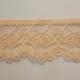 1 Inch Coral Peach Light Orange Scalloped Flat Lace Trim Wreath Floral Lace Gift Wrapping Sewing Craft Lace Trim Wedding Bridal Lace