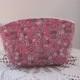 Clutch Cosmetic Bag  Purse Paris in Spring - Pink Bridal Wedding Gift