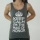 Jersey Tank Top available in many colors saying Keep Calm I'm The Maid of Honor. Tank Top for Bachelorette Party, Wedding and Bridesmaids
