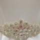 Bridal Rhinestone Sash, Beaded Crystal Sash, Wedding Gown  Accessory, Couture Brides Belt, Bridal Rhinestone Belt