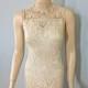 Vintage Inspired wedding Dress HIPPIE BoHo wedding dress LACE Wedding Dress Sz Small
