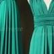 Jade Green Bridesmaid Dress Wedding Dress Infinity Dress Wrap Convertible Dress Formal Dress Junior