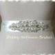 Rhinestone Crystal Pearl Beaded Bridal Sash, Wedding Dress Belt, Sash No. 4040S1.5, Wedding Accessories, Belts, Sashes, Wedding Party Belts