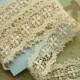 4 yards  vintage cotton schiffli lace trim wedding lace trim 2" wide lingerie dress projects sewing France Emil Katz bride bridal