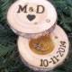 Woodland Wedding Ring Box, Personalized Ring Pillow,