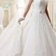JW15132 2015 spring new sweetheart neck lace tulle wedding dress