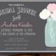 Mason Jar Bridal Shower Invitation - Bridal Shower Invite - Wedding Shower - Chalkboard Style - Baby Shower - Printable
