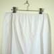 SALE 25% off Vintage 1960s white cotton mini slip petticoat skirt