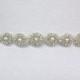 CARINA II - Bridal Crystal Rhinestone Sash, Rhinestones Wedding Sash, Ivory Pearls Beaded Bridal Belt, Wedding Belts