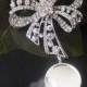 1 KIT Bouquet Charm and Rhinestone Brooch, Wedding Pin, Bridal Brooch, Bouquet brooches, wedding dress pin, bridal dress brooch, T