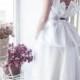 Princess Style Long Wedding Dress with Open Back - Zlata