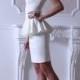 Fitted style short wedding dress M32