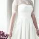 A-line short wedding dress M12