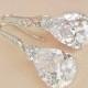 Crystal Bridal Earrings Wedding Earrings Bride Earrings Crystal Bridal Jewelry Wedding Jewelry CZ Dangle Earings