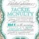 Lace Bridal Shower Invitation Linen Burlap Tiffany Blue Wedding Invite Teal Aqua FREE PRIORITY SHIPPING or DiY Printable - Jackie